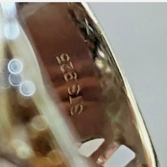 Amethyst, Citrine, Chrome Diopside, Topaz Nature Ring Plat over Sterling… - Picture 4 of 11